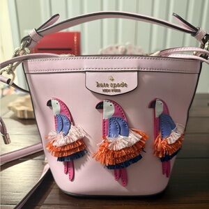 Kate Spade New York Pippa Flock Party Small Bucket Bag